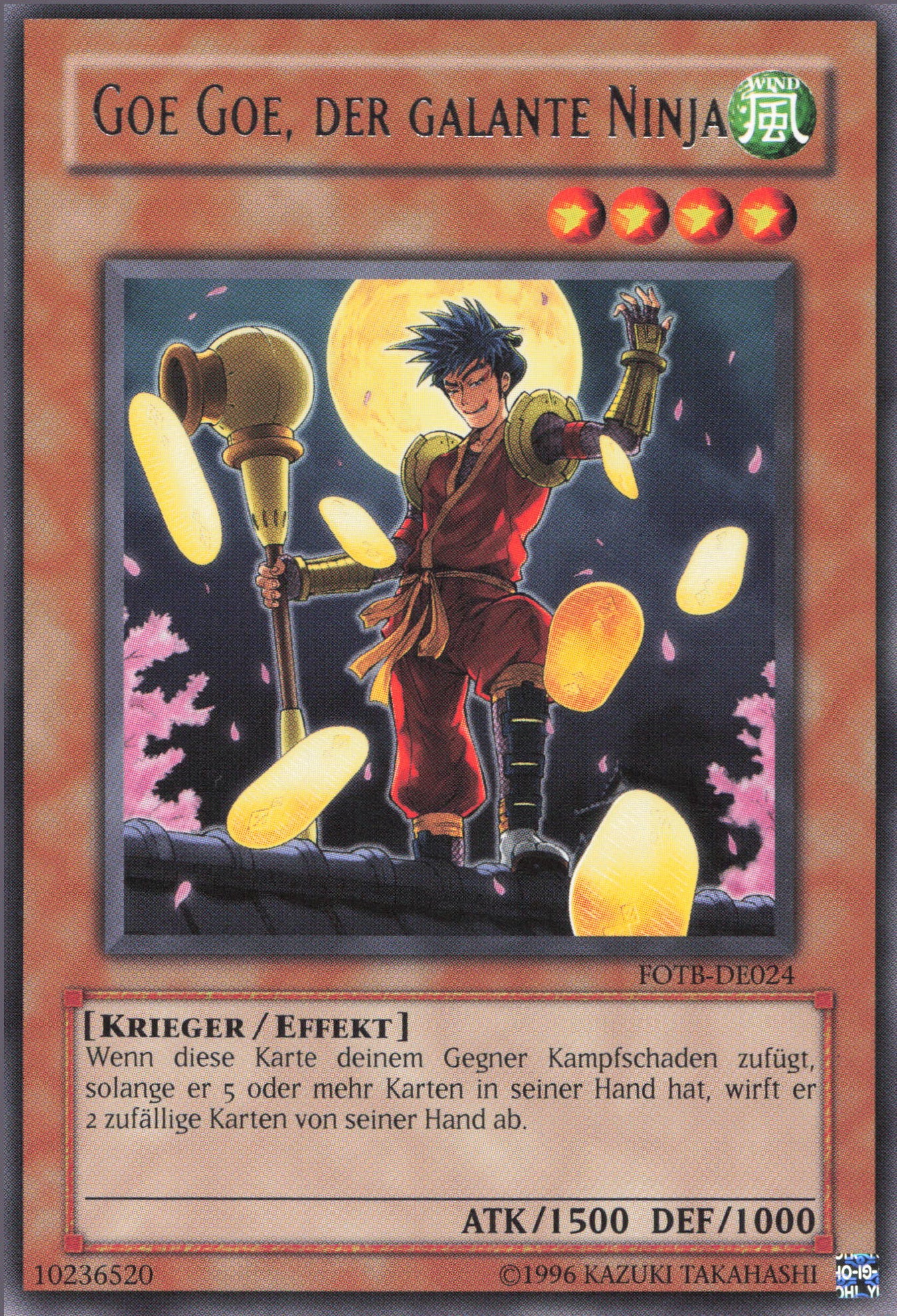 Yu-Gi-Oh! Goe Goe, der galante Ninja (V.1)