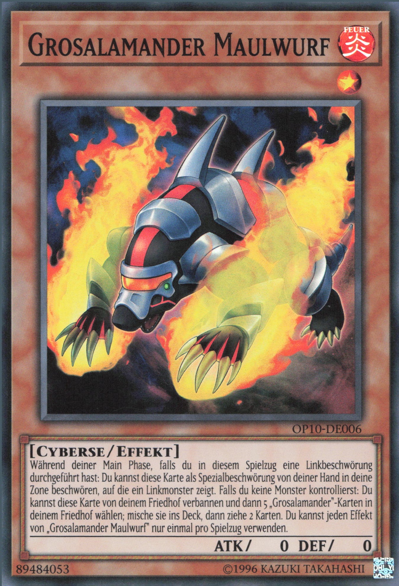 Yu-Gi-Oh! Grosalamander Maulwurf