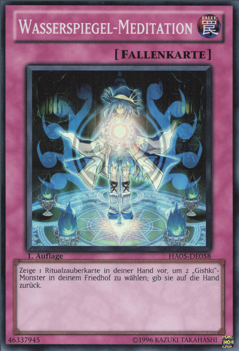 Wasserspiegel-Meditation HA05-DE058 Super Rare