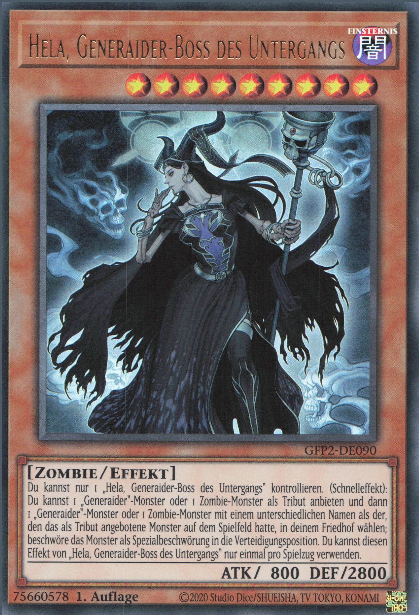 Yu-Gi-Oh! Hela, Generaider-Boss des Untergangs