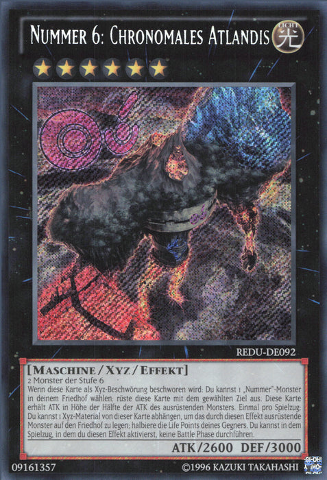 Nummer 6: Chronomales Atlandis REDU-DE092 Secret Rare