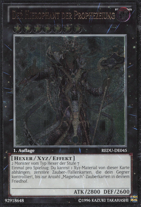 Der Hierophant der Prophezeiung (V.2) REDU-DE045 Ultimate Rare