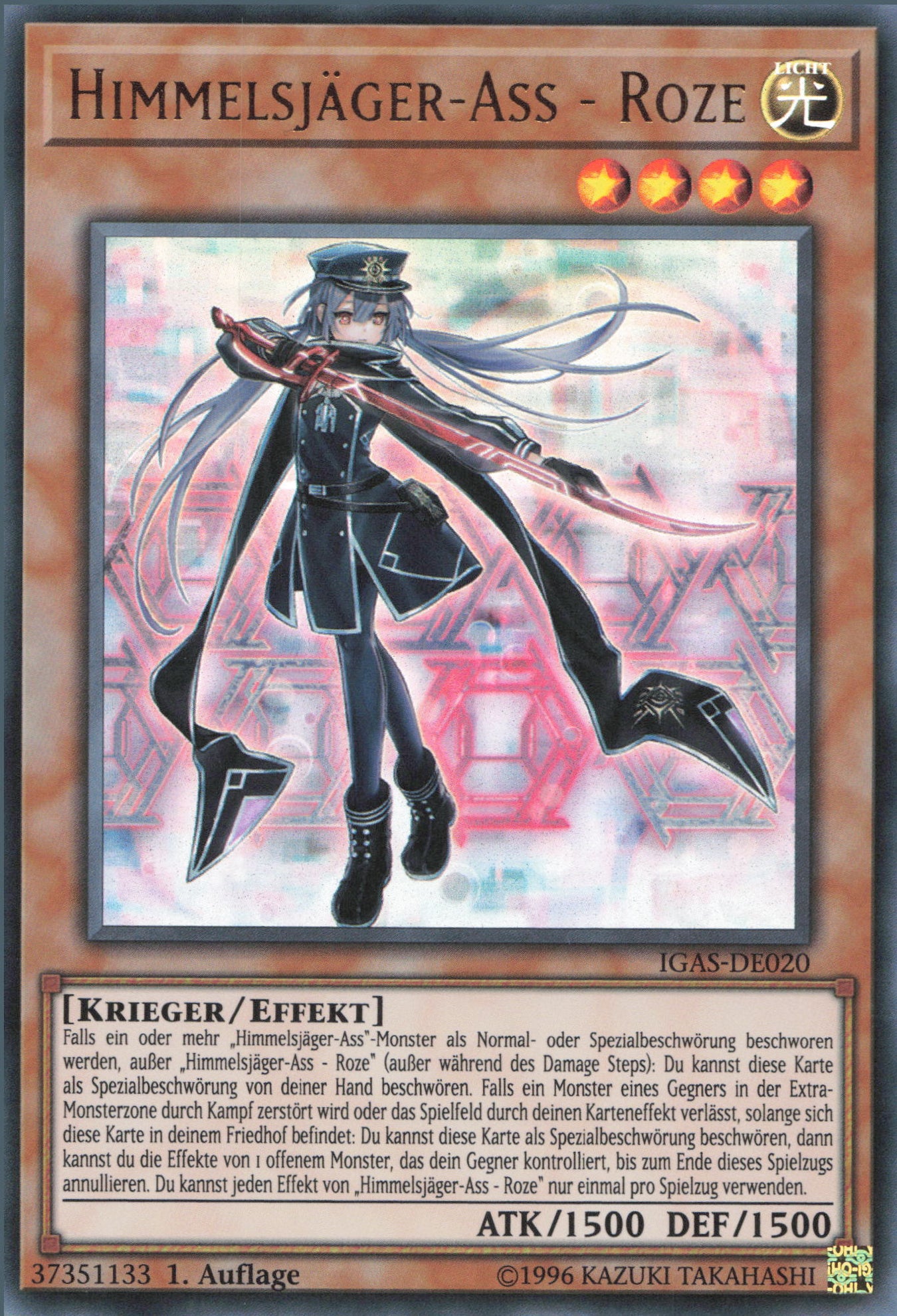 Yu-Gi-Oh! Himmelsjäger-Ass - Roze (V.1)