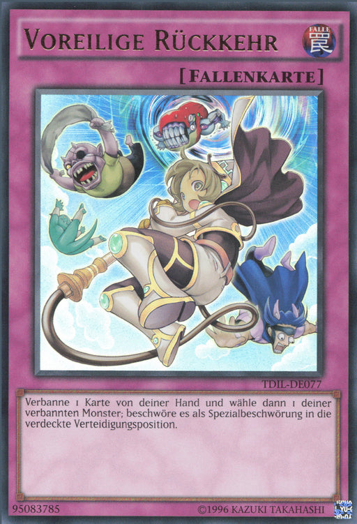 yugioh recover banished cards Voreilige Rückkehr TDIL-DE077 Ultra Rare — ReCollectibles