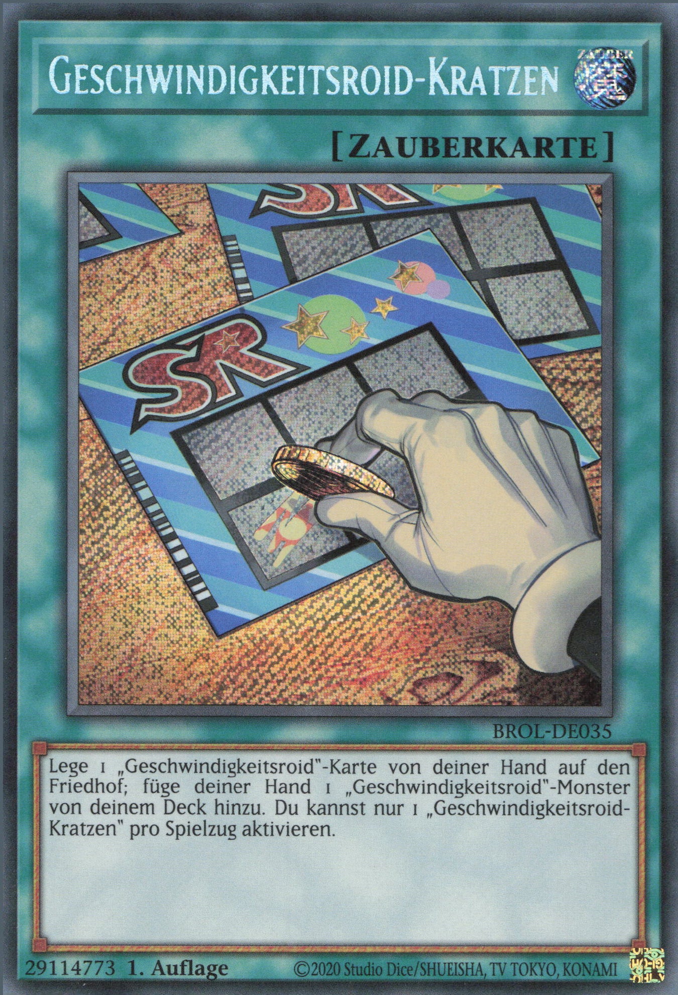 Yu-Gi-Oh! Geschwindigkeitsroid-Kratzen