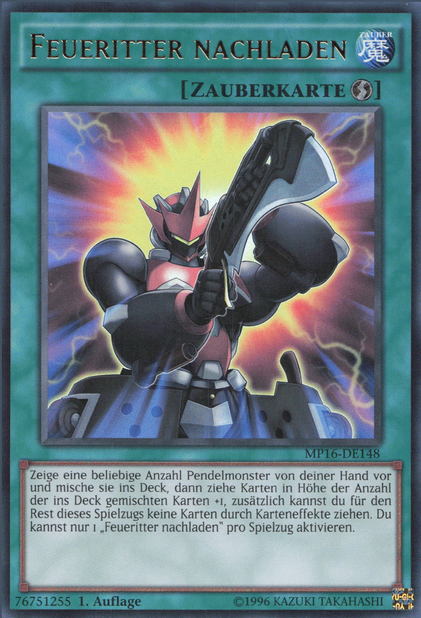 Yu-Gi-Oh! Feueritter nachladen