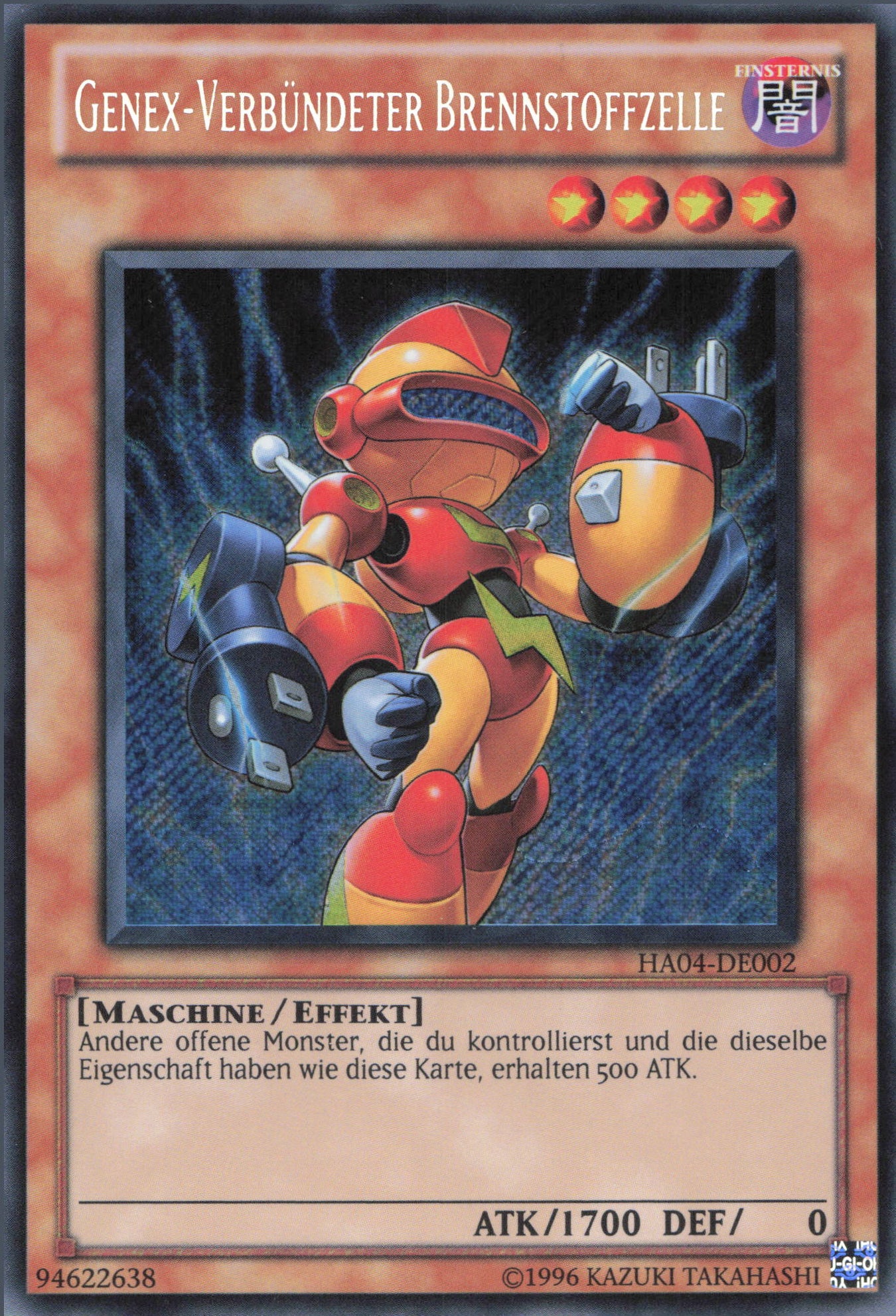 Yu-Gi-Oh! Genex-Verbündeter Brennstoffzelle