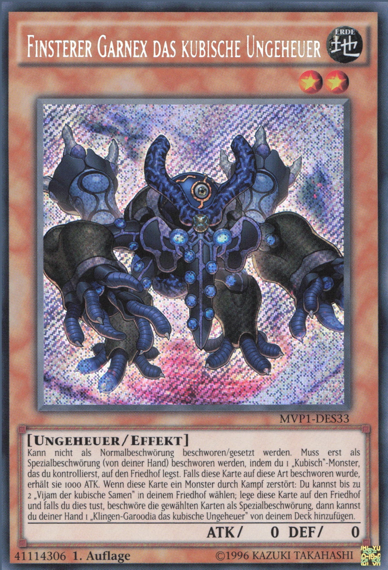 Yu-Gi-Oh! Finsterer Garnex das kubische Ungeheuer