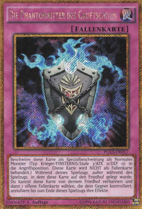 Die Phantomritter des Gruftschilds PGL3-DE017 Gold Secret Rare