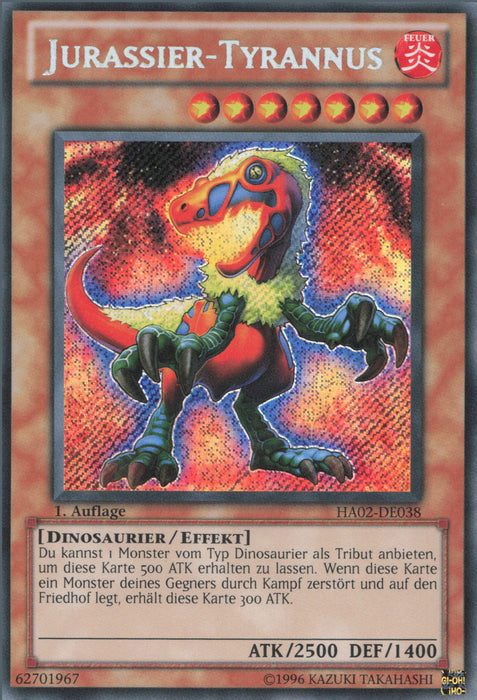 Jurassier-Tyrannus HA02-DE038 Secret Rare