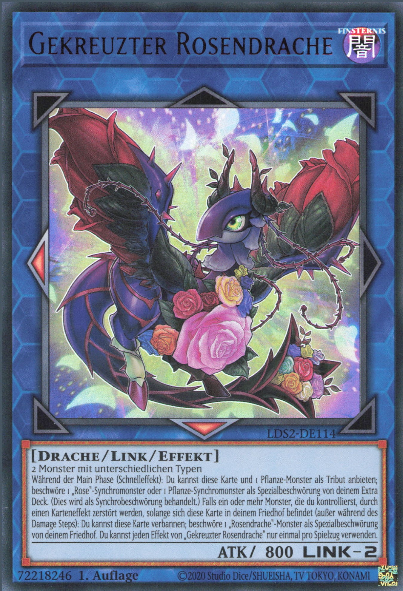 Yu-Gi-Oh! Gekreuzter Rosendrache (V.4)