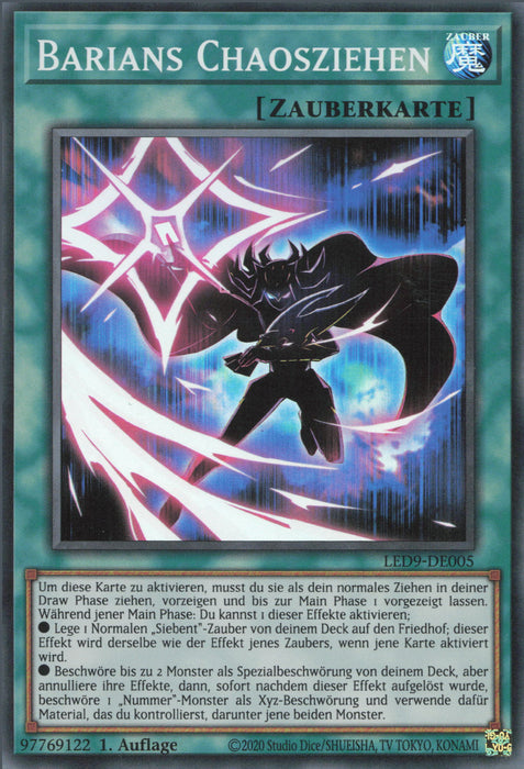 Barians Chaosziehen LED9-DE005 Super Rare