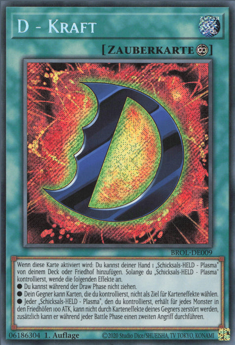 D - Kraft BROL-DE009 Secret Rare