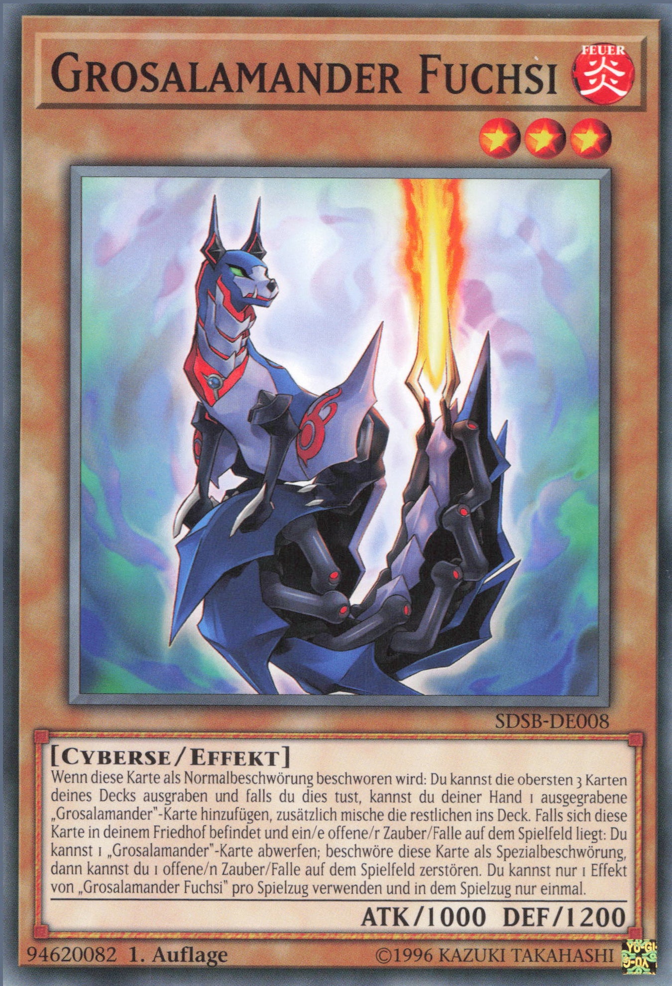 Yu-Gi-Oh! Grosalamander Fuchsi
