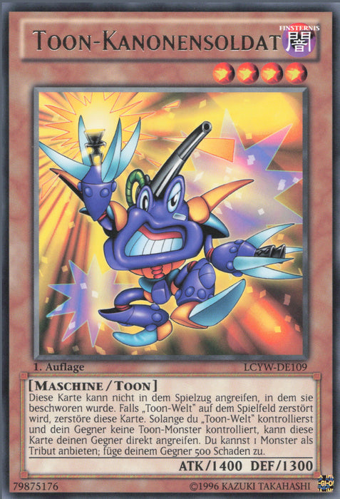 Toon-Kanonensoldat LCYW-DE109 Rare