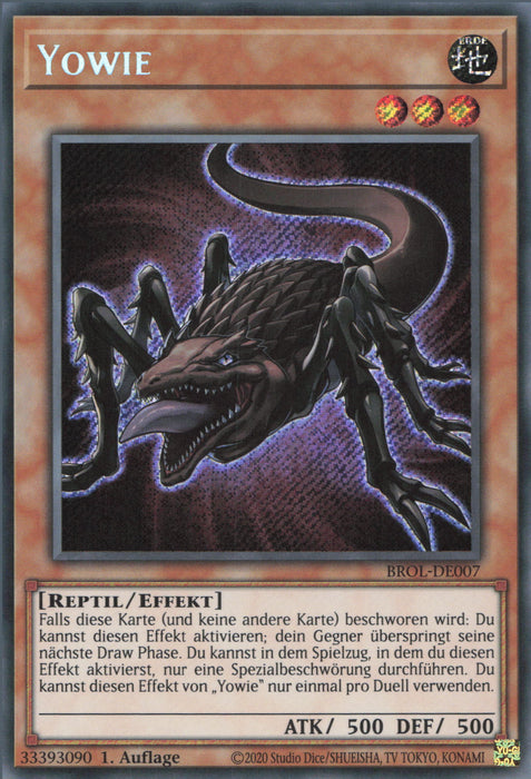 Yowie BROL-DE007 Secret Rare