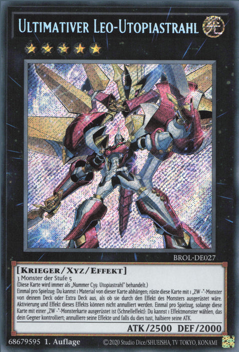 Ultimativer Leo-Utopiastrahl BROL-DE027 Secret Rare