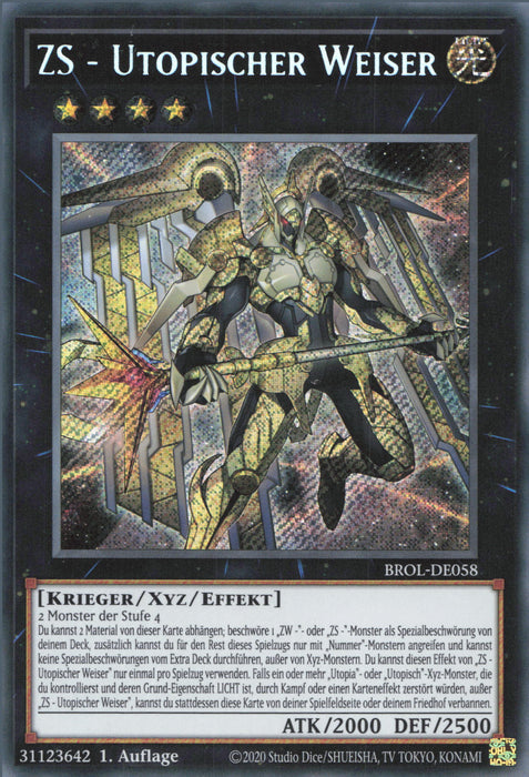ZS - Utopischer Weiser BROL-DE058 Secret Rare
