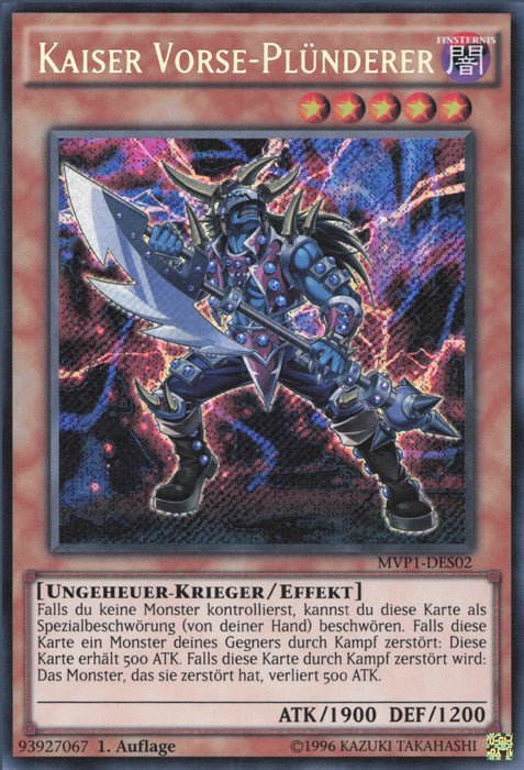 Kaiser Vorse-Plünderer (V.3) MVP1-DES02 Secret Rare