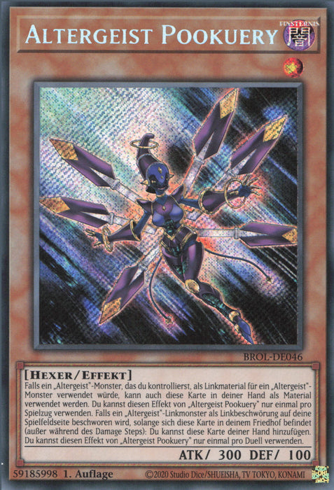 Altergeist Pookuery BROL-DE046 Secret Rare