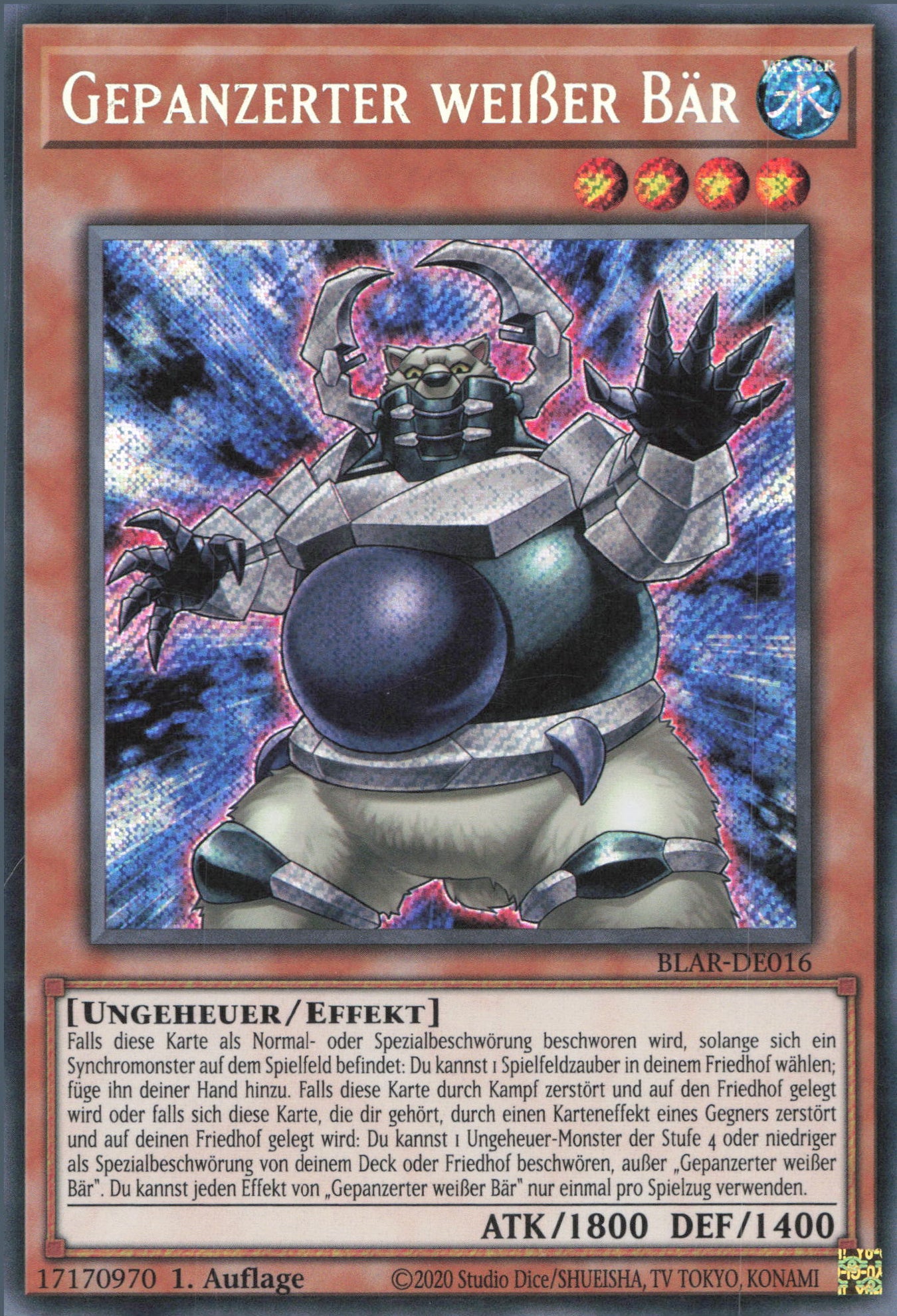 Yu-Gi-Oh! Gepanzerter weißer Bär
