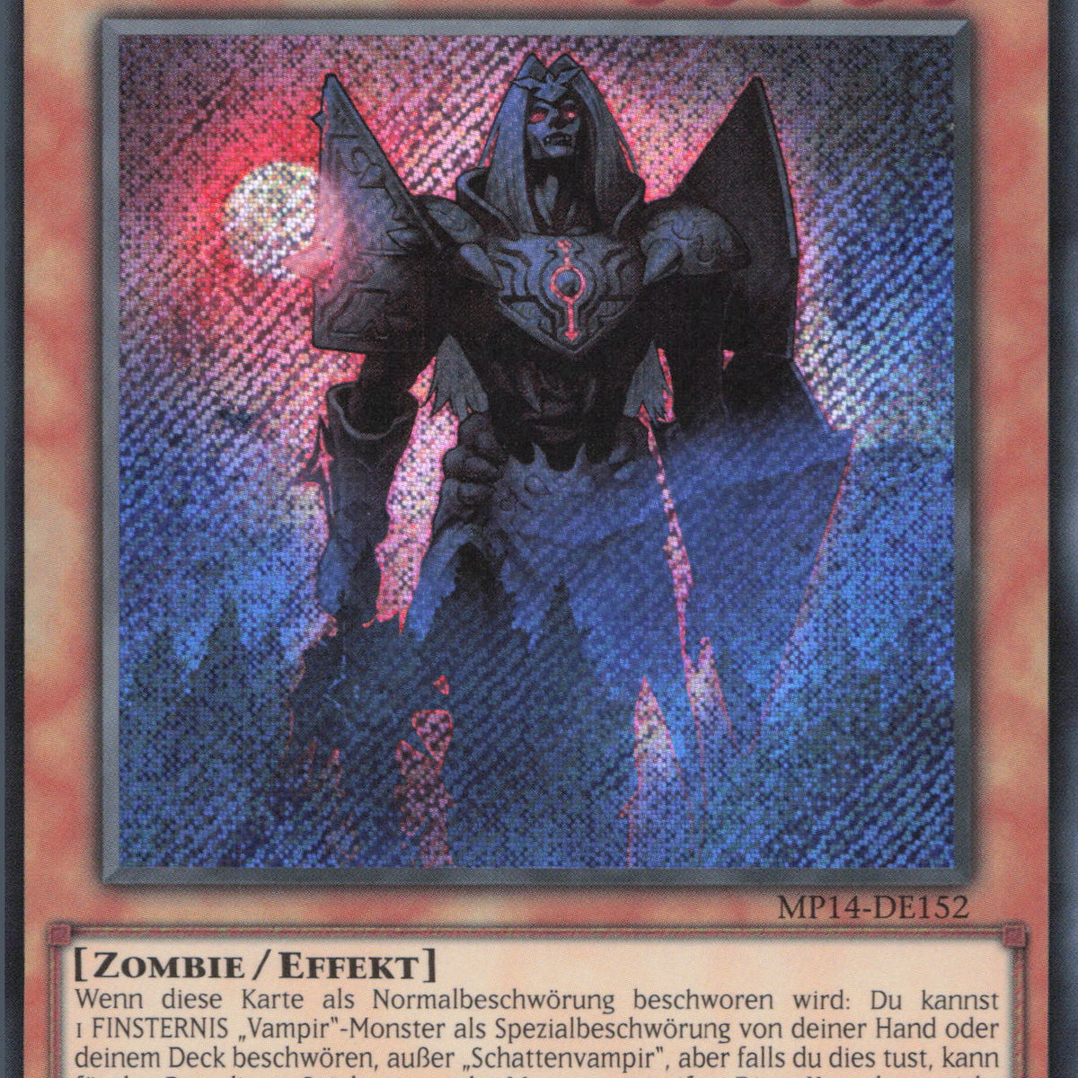 Yu-Gi-Oh! Shadow Vampire (MP14-EN152) – Secret Rare, 1st Edition Aus Mega Pack 2014