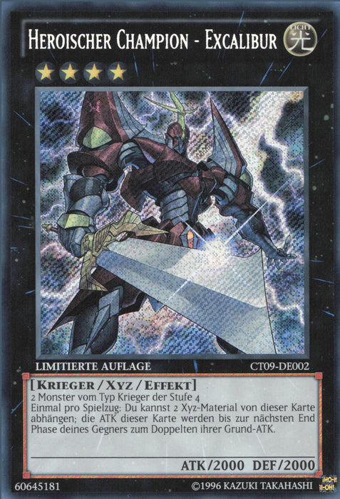 Heroischer Champion - Excalibur CT09-DE002 Secret Rare