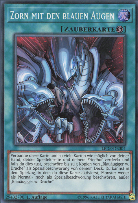Zorn mit den blauen Augen LED3-DE004 Super Rare