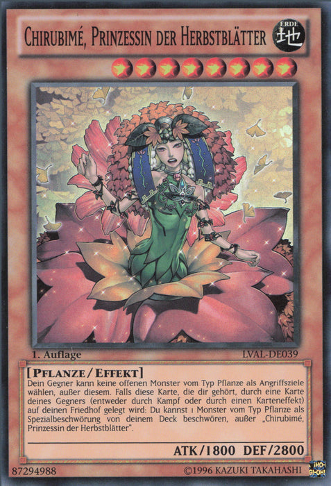Chirubimé, Prinzessin der Herbstblätter LVAL-DE039 Super Rare