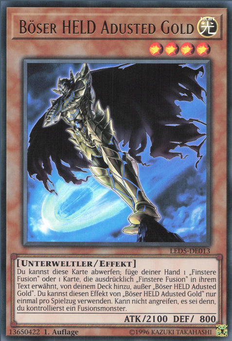 Böser HELD Adusted Gold LED5-DE013 Ultra Rare