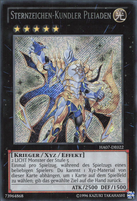 Sternzeichen-Kundler Pleiaden HA07-DE022 Secret Rare