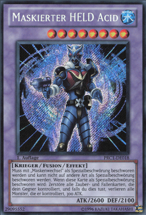 Maskierter HELD Acid PRC1-DE018 Secret Rare