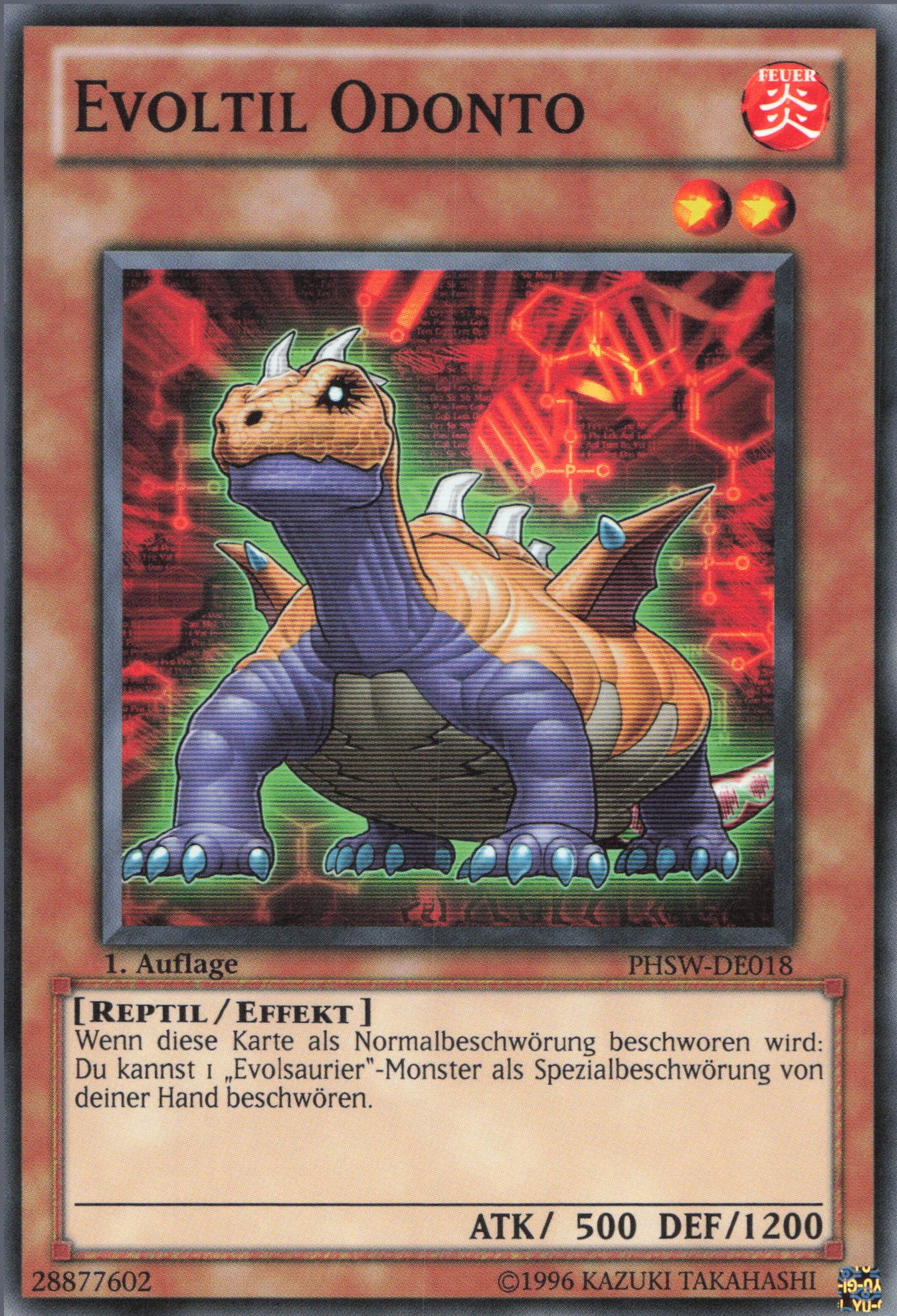 Yu-Gi-Oh! Evoltil Odonto