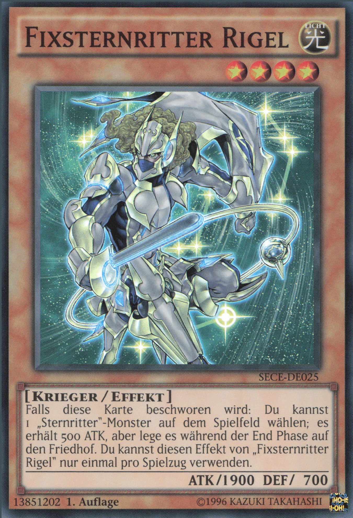 Yu-Gi-Oh! Fixsternritter Rigel