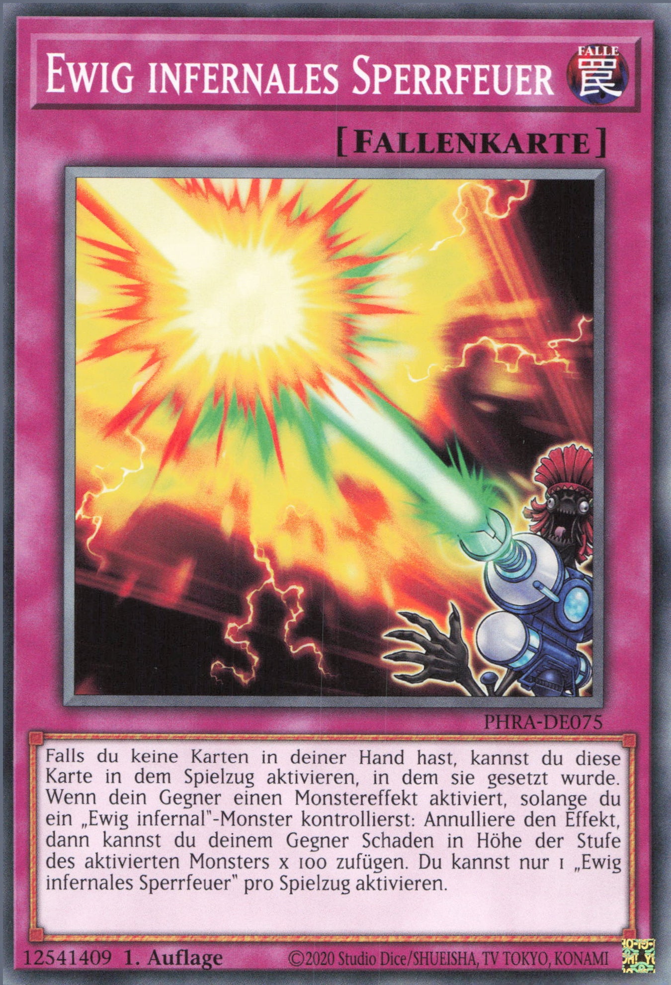 Yu-Gi-Oh! Ewig infernales Sperrfeuer