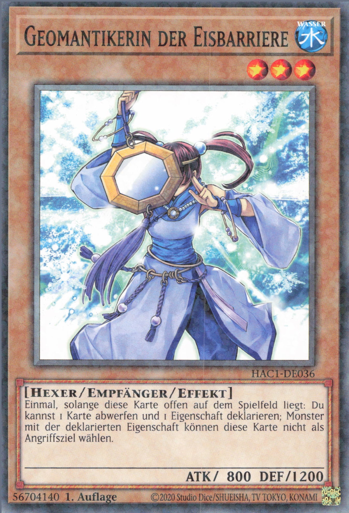 Yu-Gi-Oh! Geomantikerin der Eisbarriere (V.2)