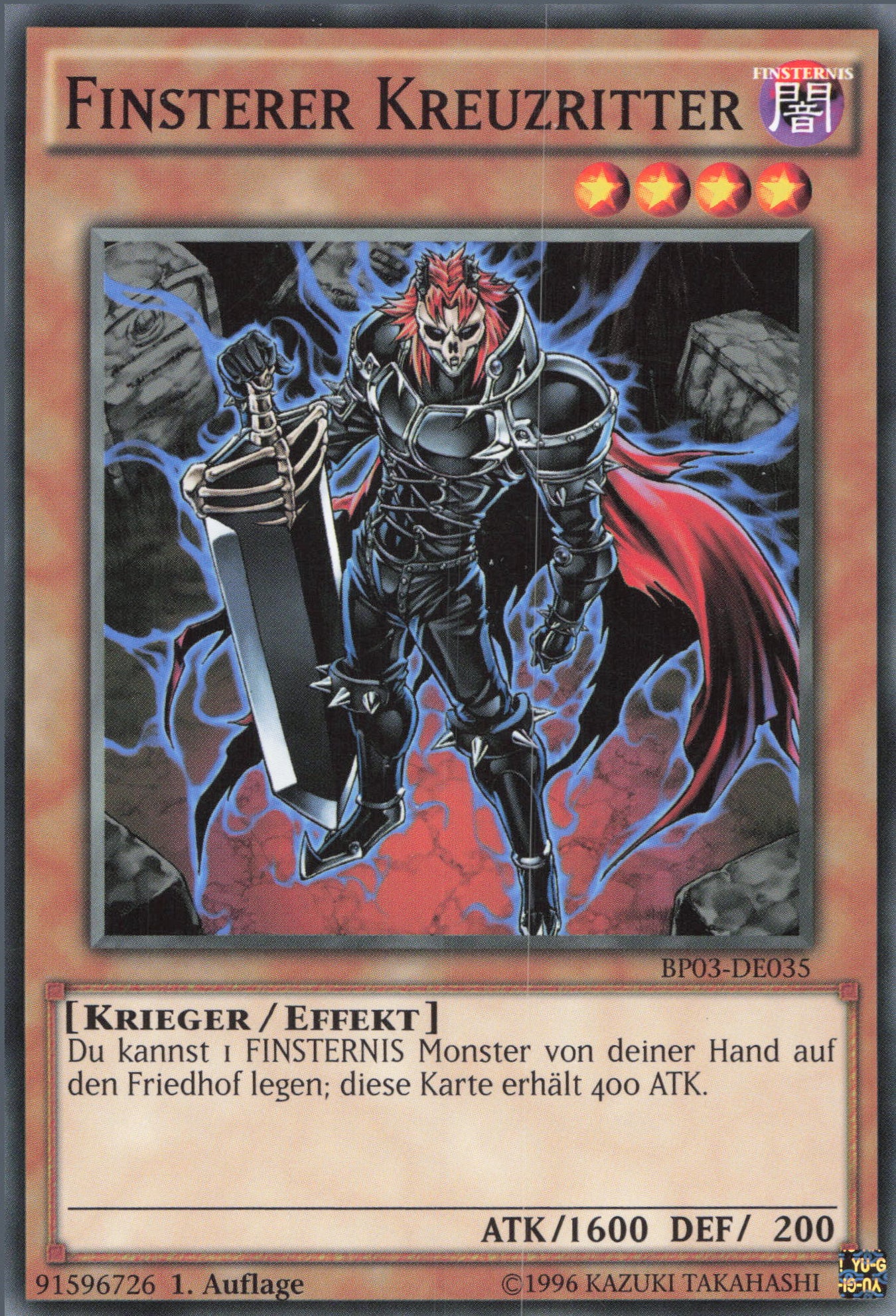 Yu-Gi-Oh! Finsterer Kreuzritter (V.1)