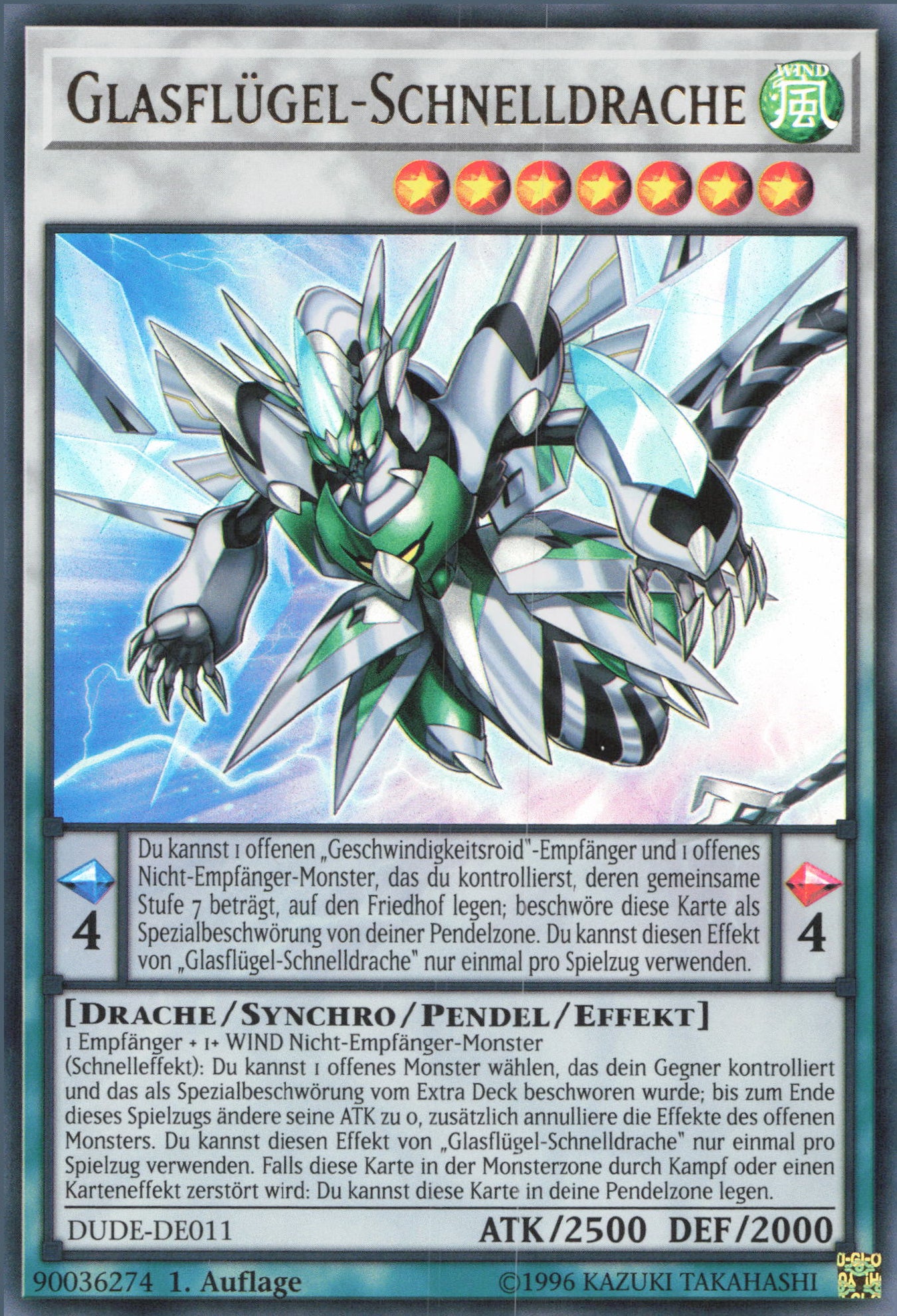 Yu-Gi-Oh! Glasflügel-Schnelldrache