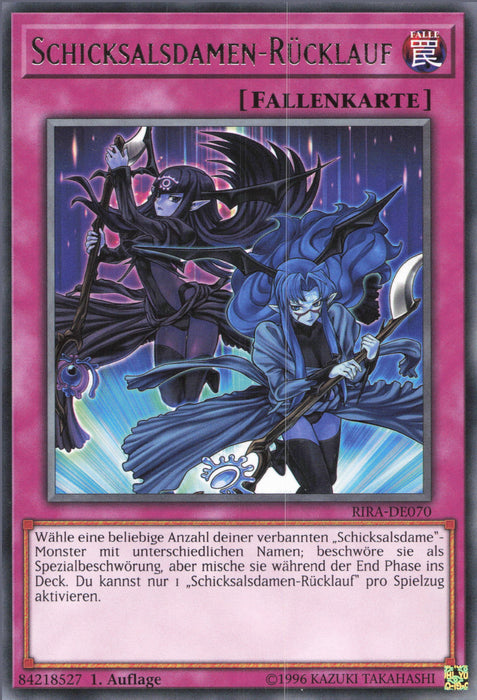 Schicksalsdamen-Rücklauf RIRA-DE070 Rare