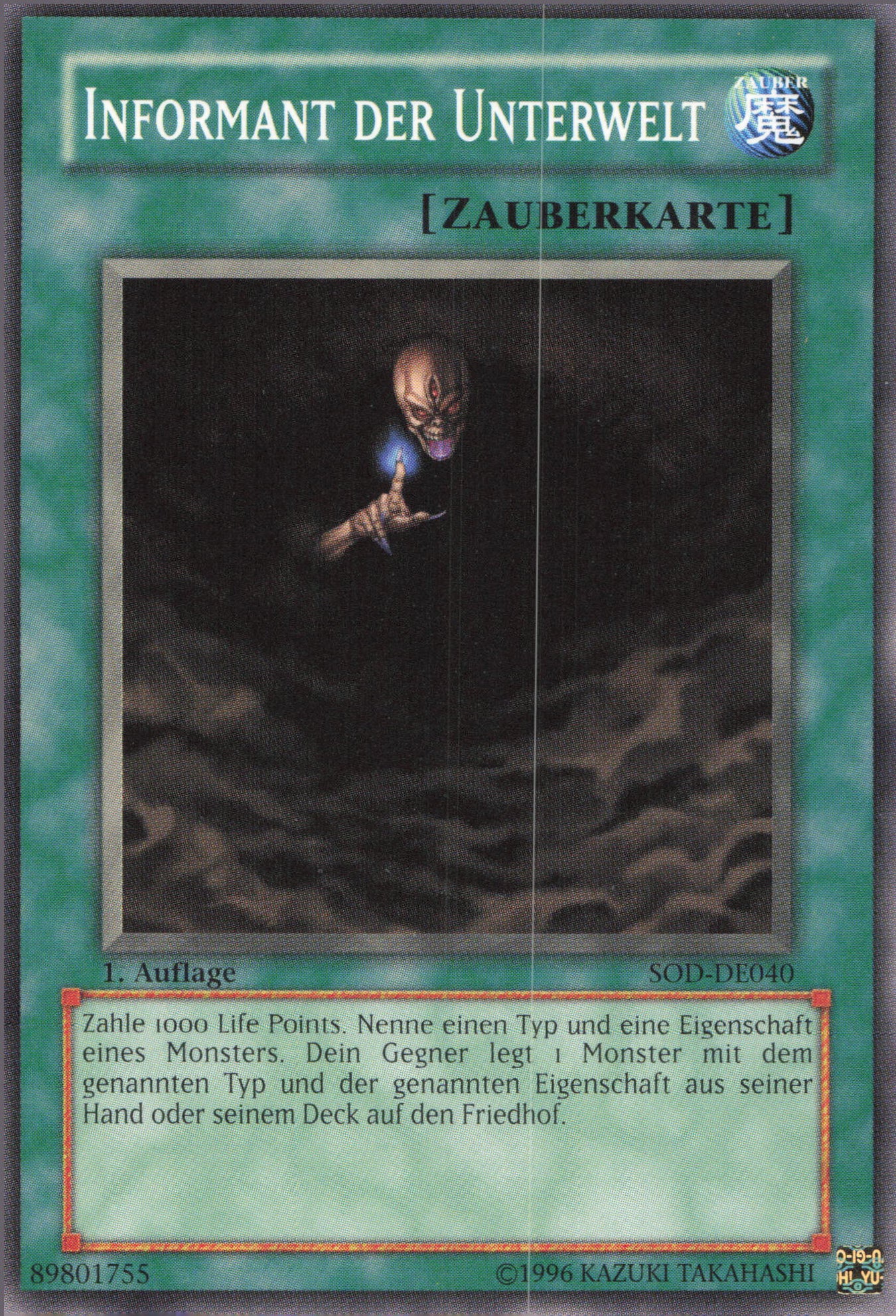 Yu-Gi-Oh! Informant der Unterwelt