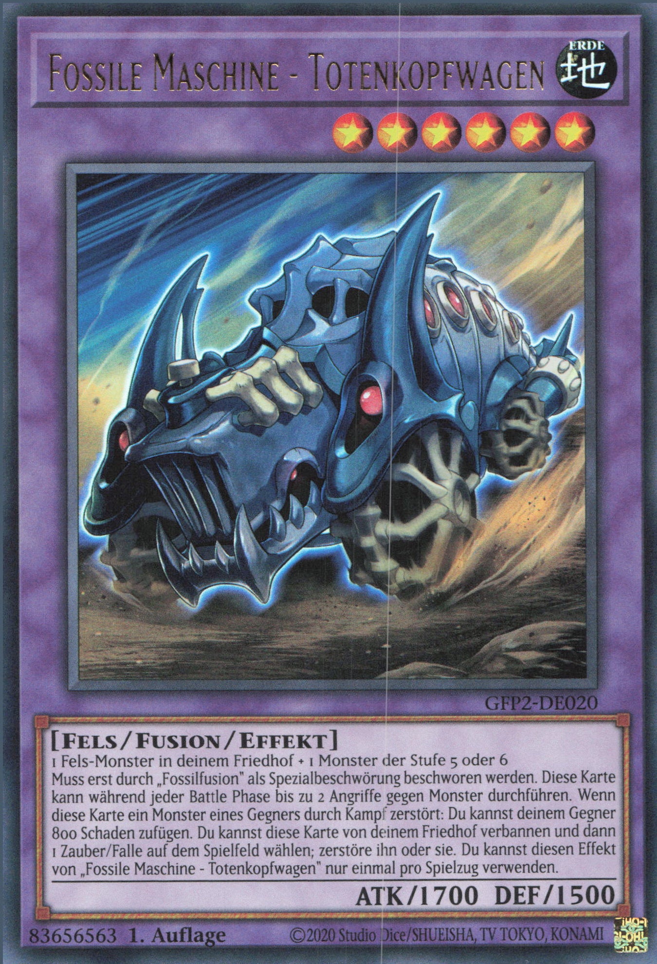 Yu-Gi-Oh! Fossile Maschine - Totenkopfwagen