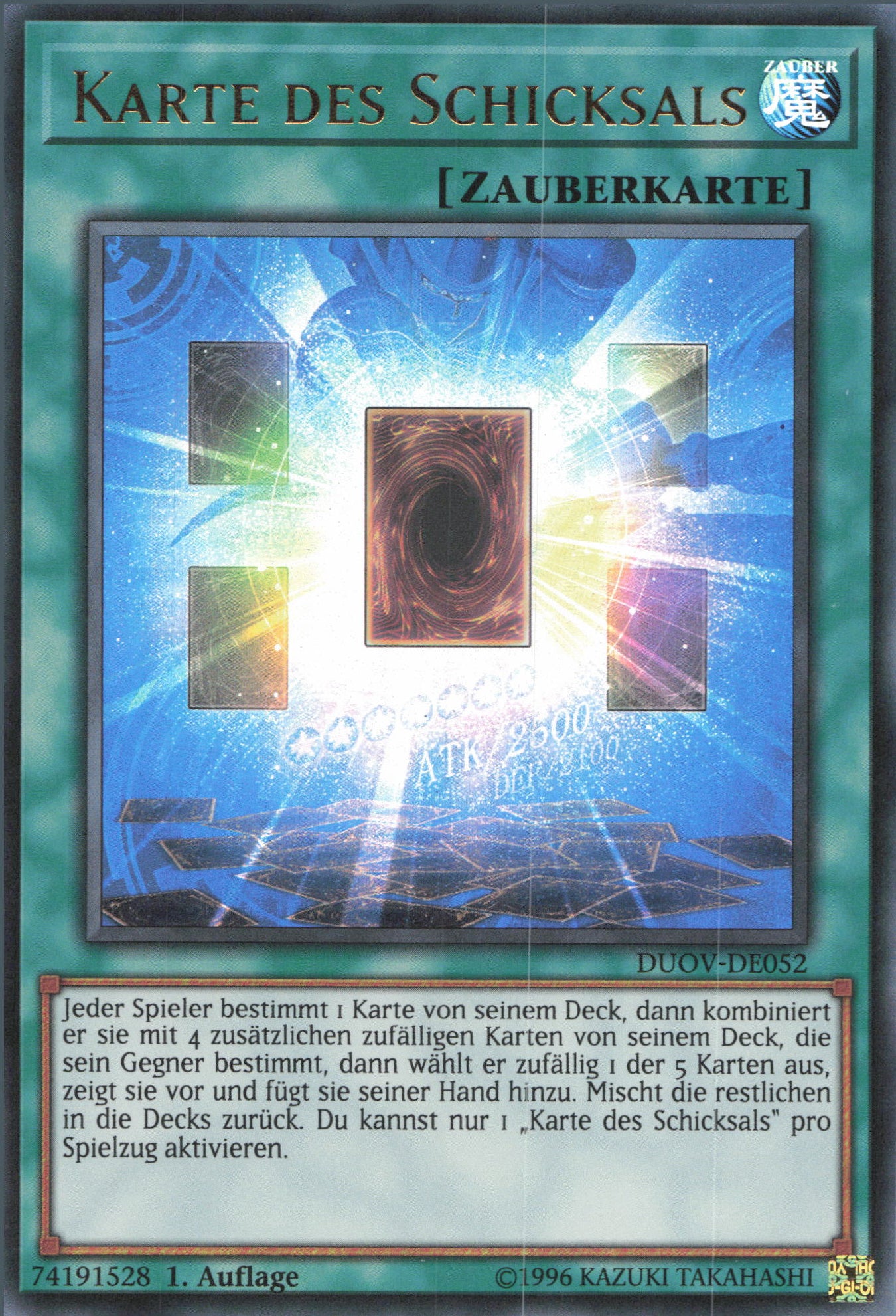Yu-Gi-Oh! Karte des Schicksals