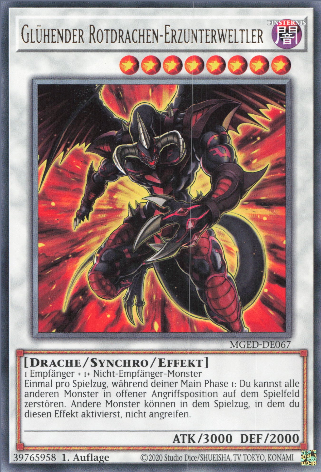 Yu-Gi-Oh! Glühender Rotdrachen-Erzunterweltler
