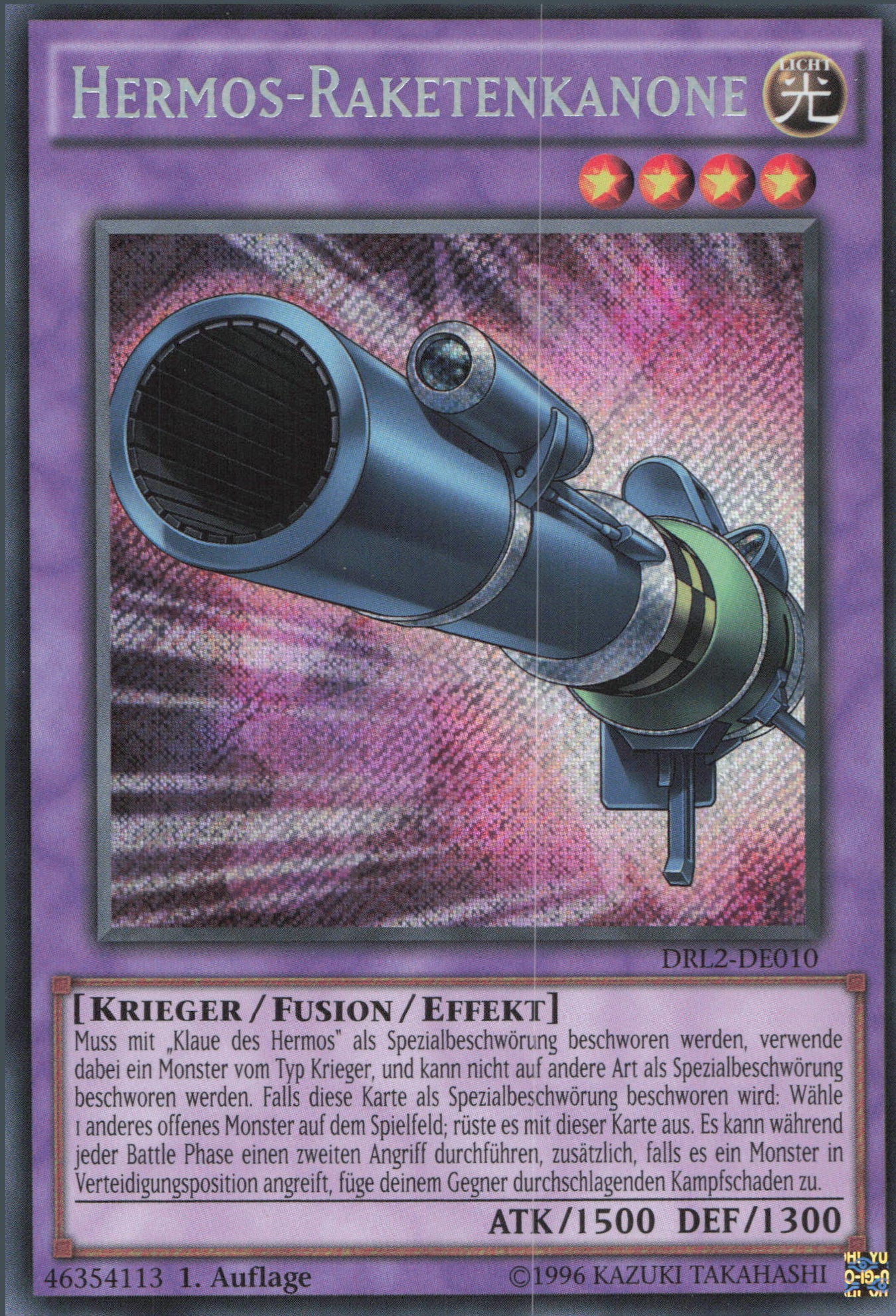 Yu-Gi-Oh! Hermos-Raketenkanone
