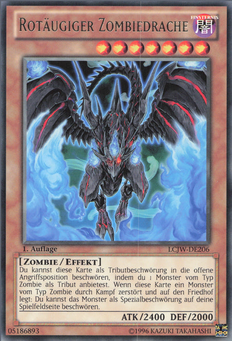 Rotäugiger Zombiedrache LCJW-DE206 Rare