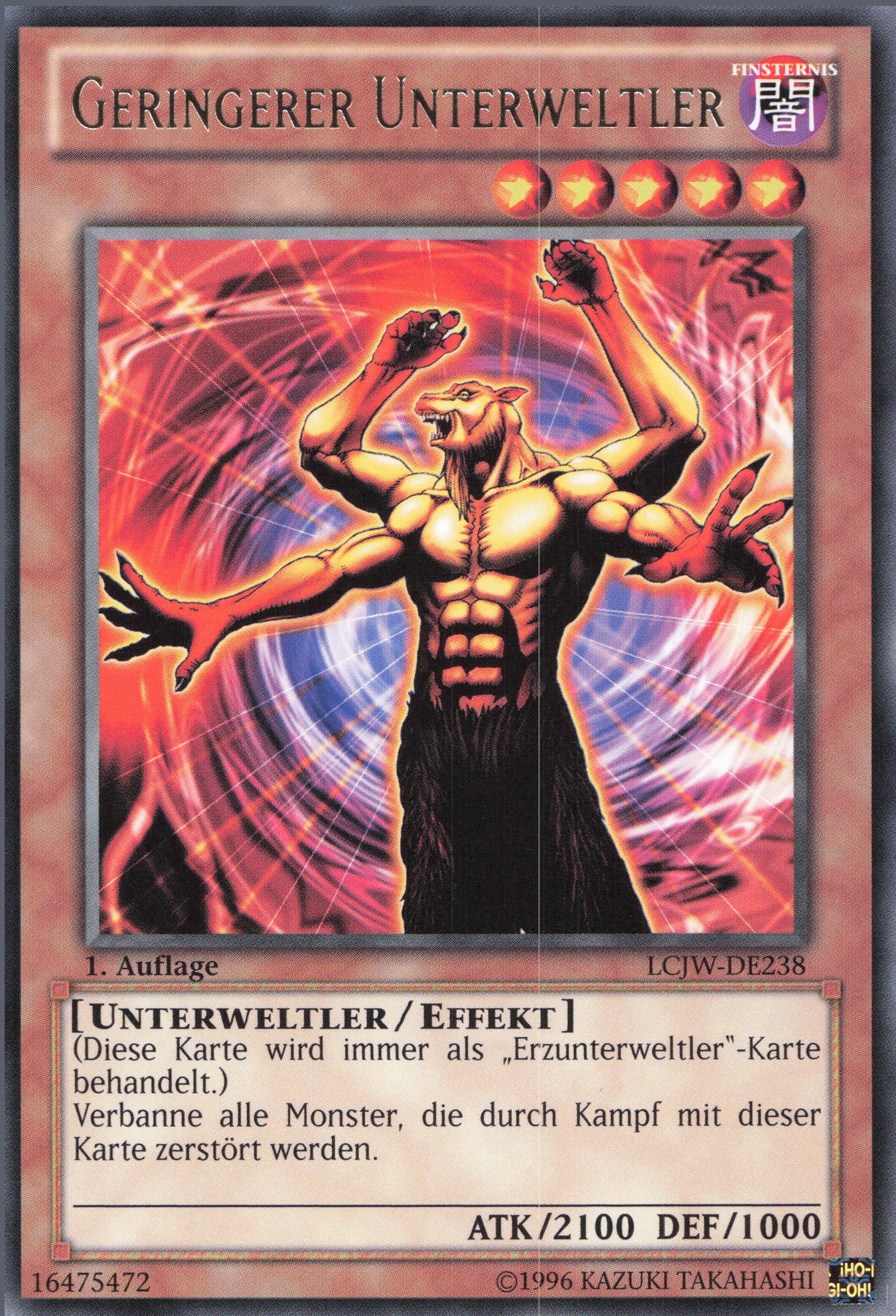 Yu-Gi-Oh! Geringerer Unterweltler