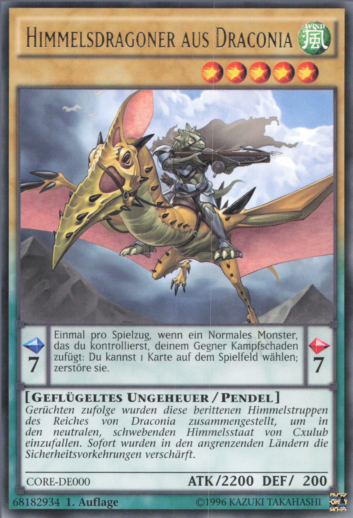 Yu-Gi-Oh! Himmelsdragoner aus Draconia (V.1)