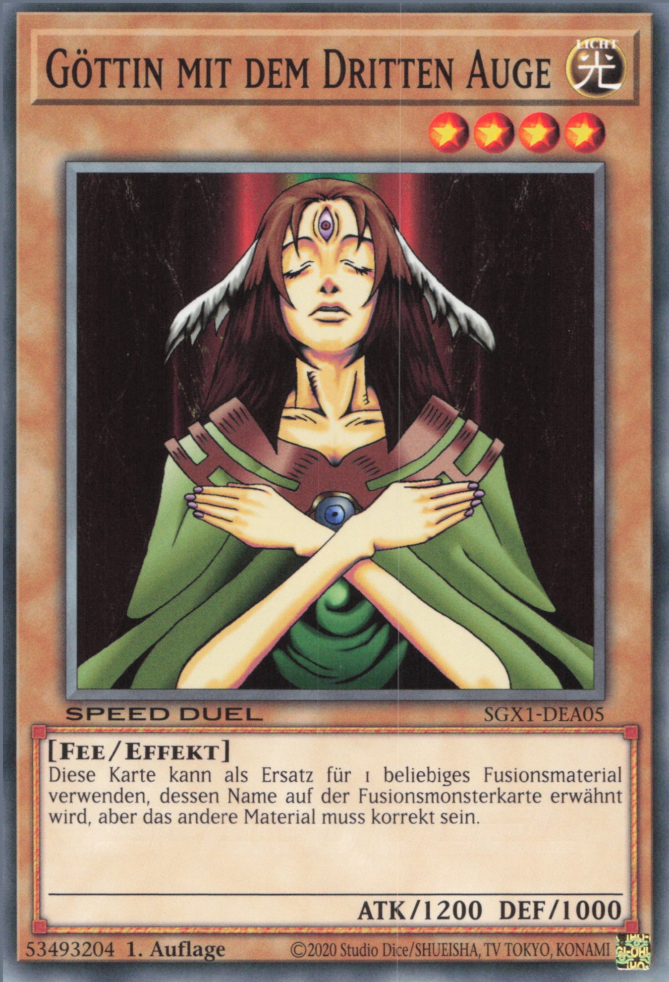 Yu-Gi-Oh! Göttin mit dem Dritten Auge