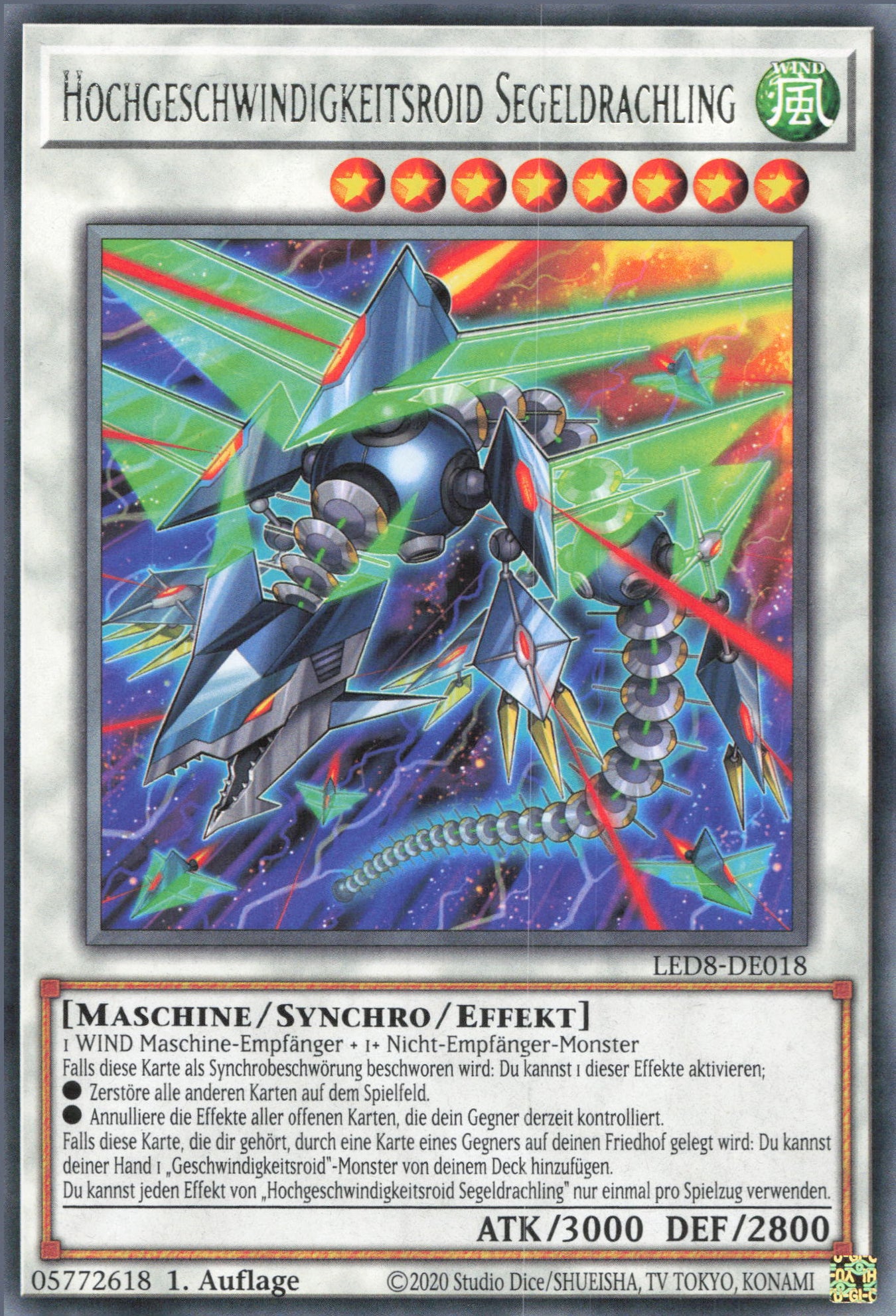 Yu-Gi-Oh! Hochgeschwindigkeitsroid Segeldrachling
