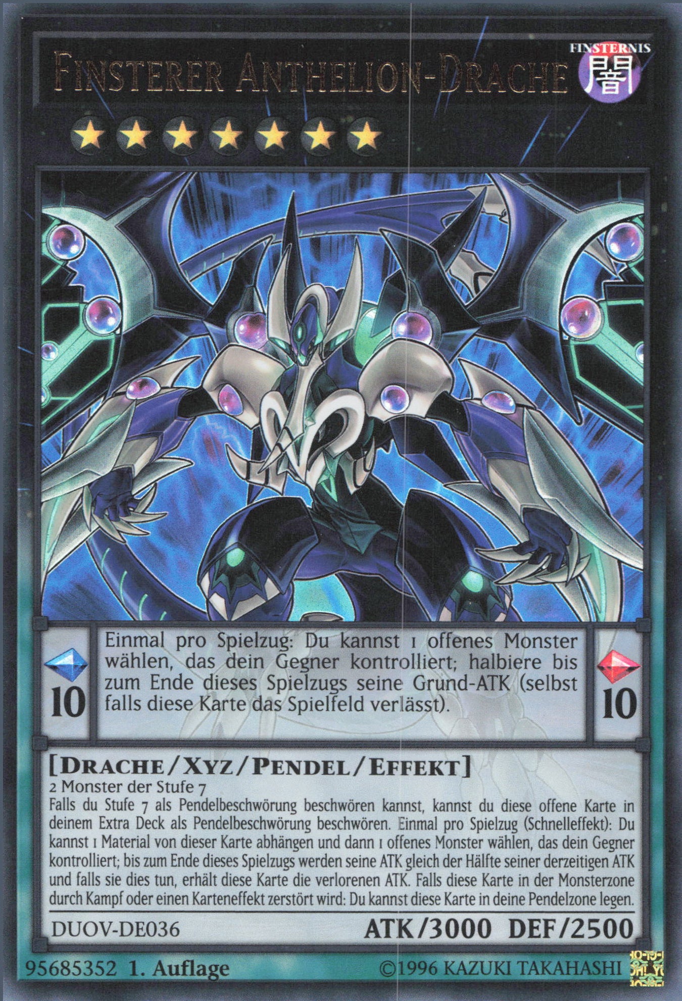 Yu-Gi-Oh! Finsterer Anthelion-Drache